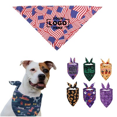 Colorful Medium Pet Bandana Polyester for Sublimation