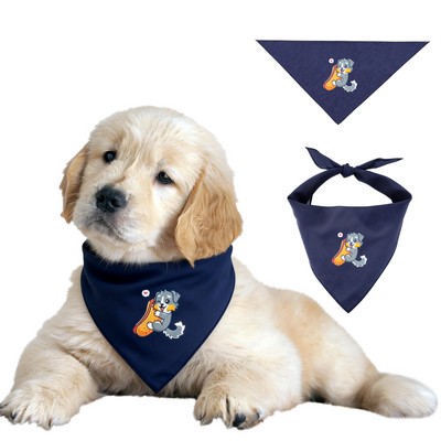 Cotton Pet Triangle Bandana (Full Color)