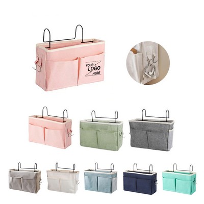 Multi-Pocket Hanging Canvas Storage Organizer