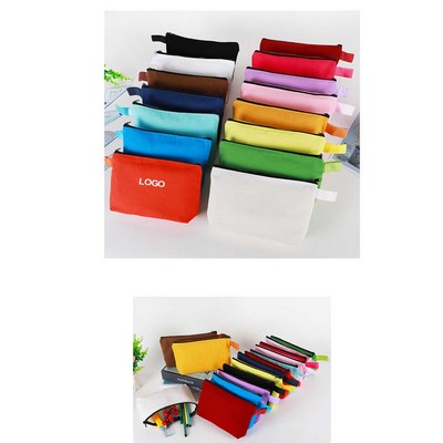 Cotton Canvas Pencil Pouch