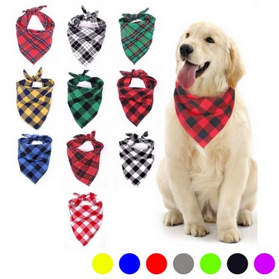 Polyester Full Color Triangle Pet Bandanna