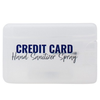 0.57 Fl Oz. Credit Card Hand Sanitizer Spray